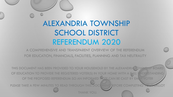 alexandria township school district referendum