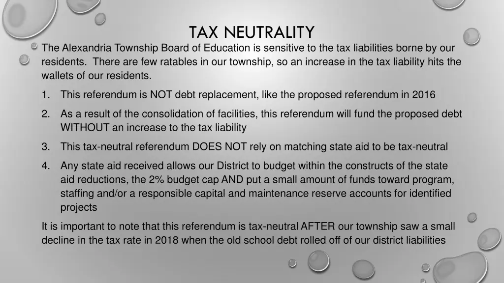 tax neutrality