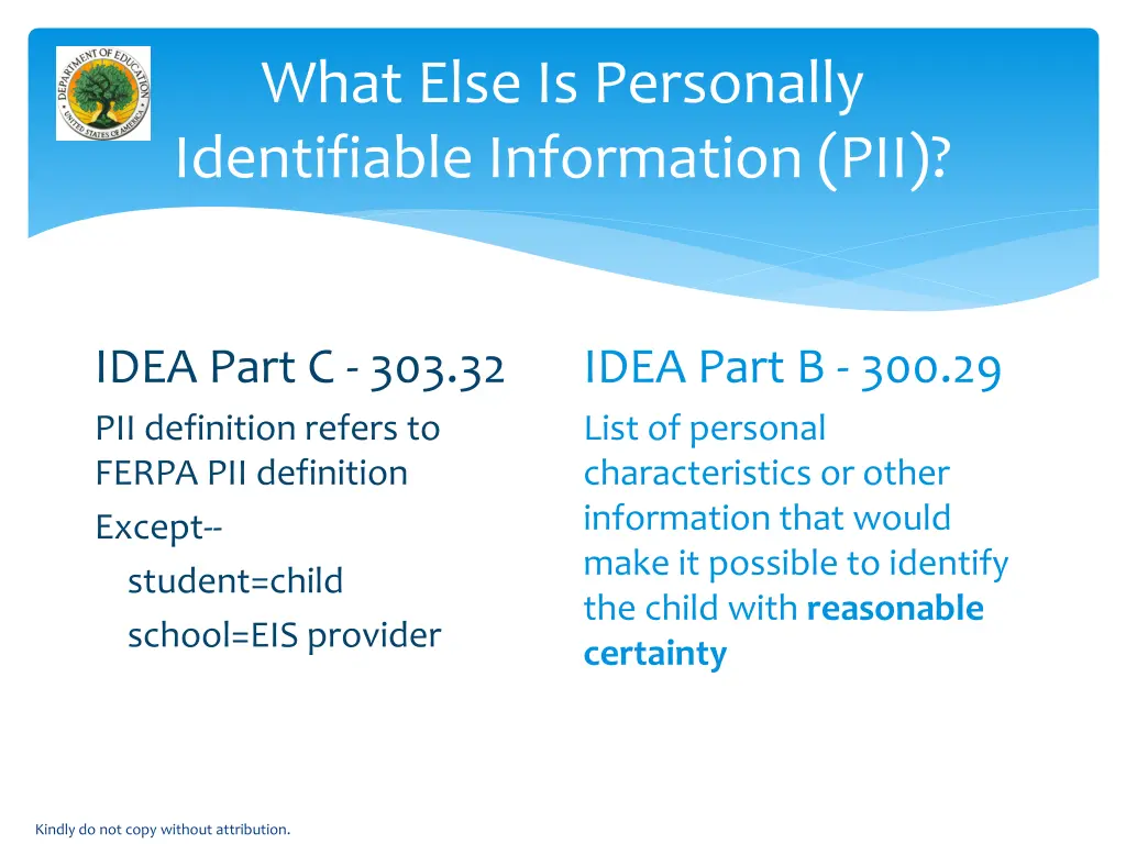 what else is personally identifiable information 1