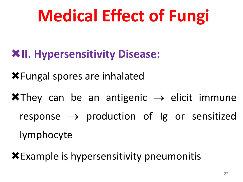 medical effect of fungi 2