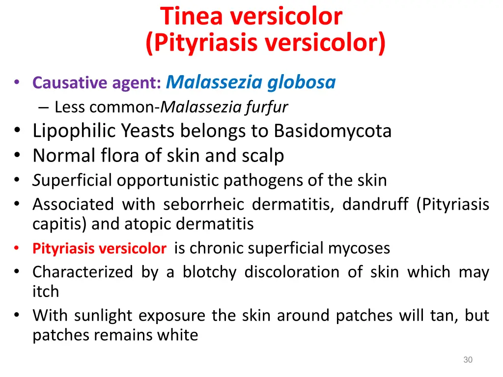 tinea versicolor pityriasis versicolor