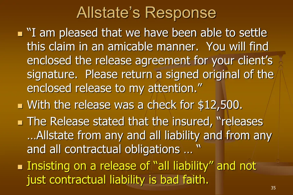 allstate s response 2