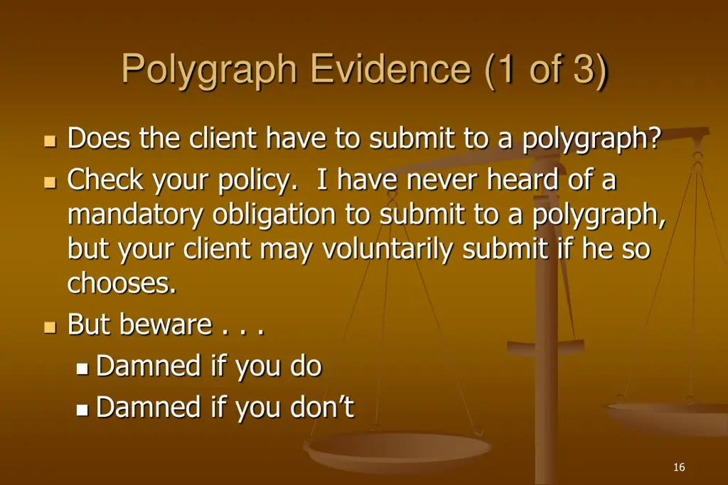 polygraph evidence 1 of 3