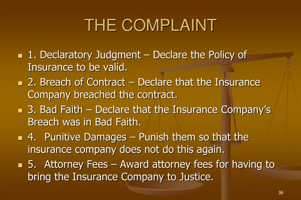 the complaint