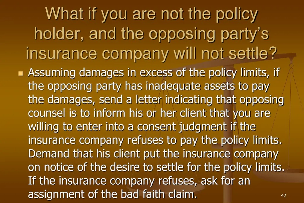 what if you are not the policy holder