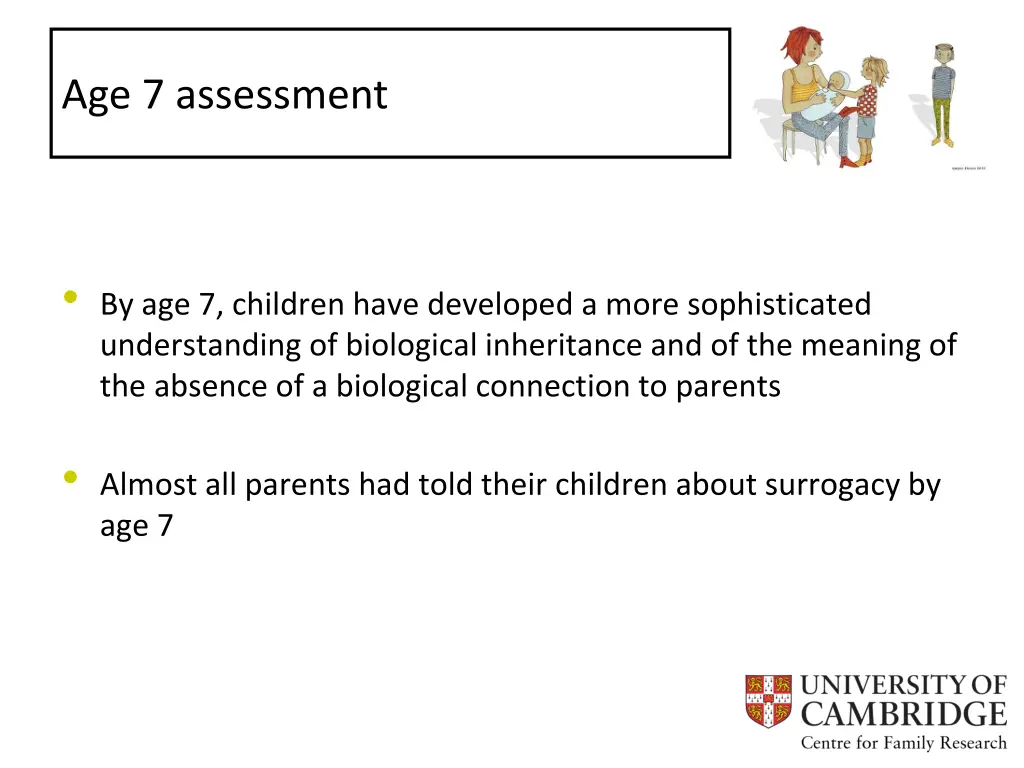 age 7 assessment