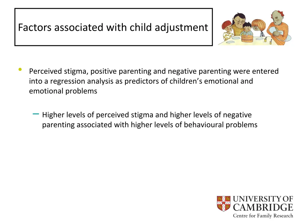 factors associated with child adjustment