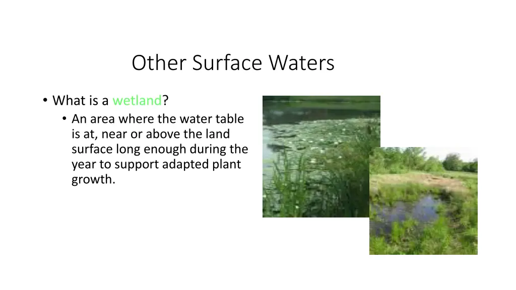 other surface waters