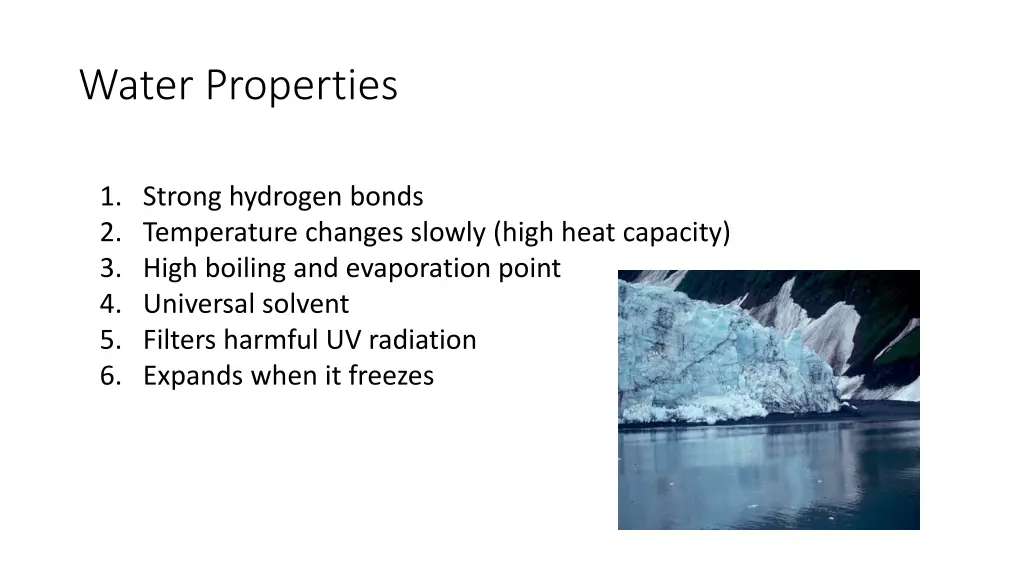 water properties