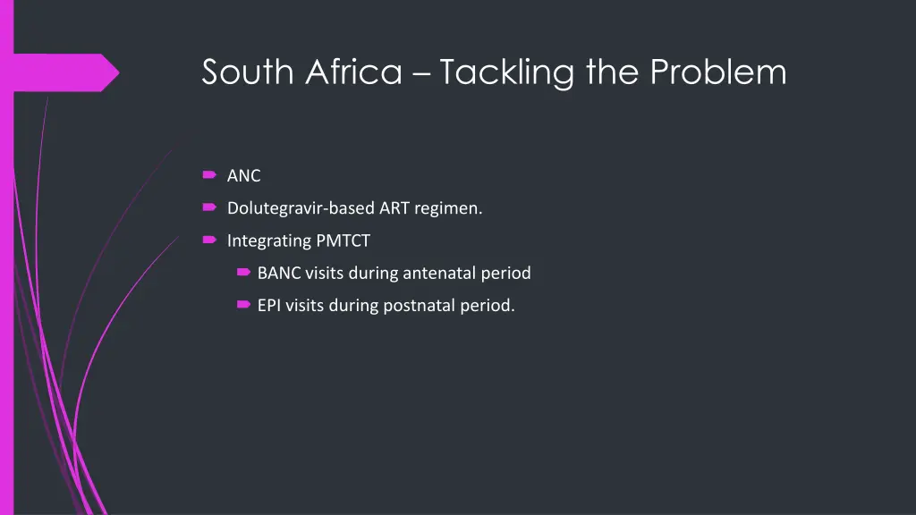 south africa tackling the problem