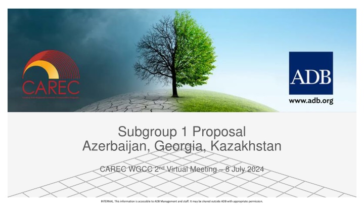 subgroup 1 proposal azerbaijan georgia kazakhstan