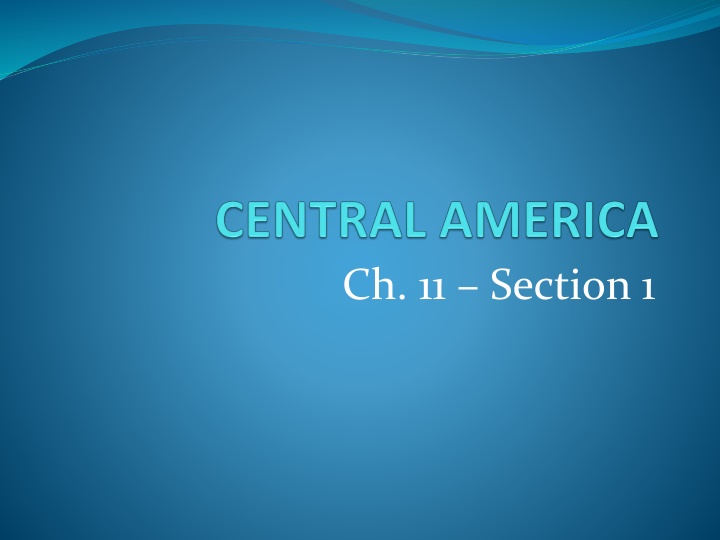 ch 11 section 1