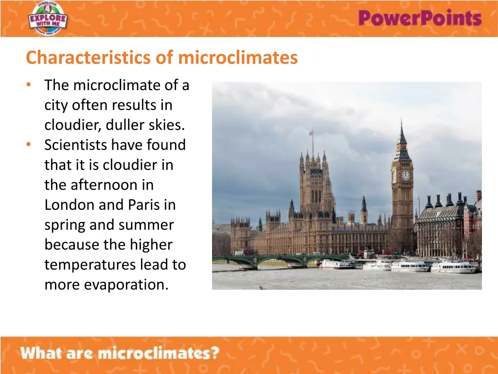 characteristics of microclimates the microclimate