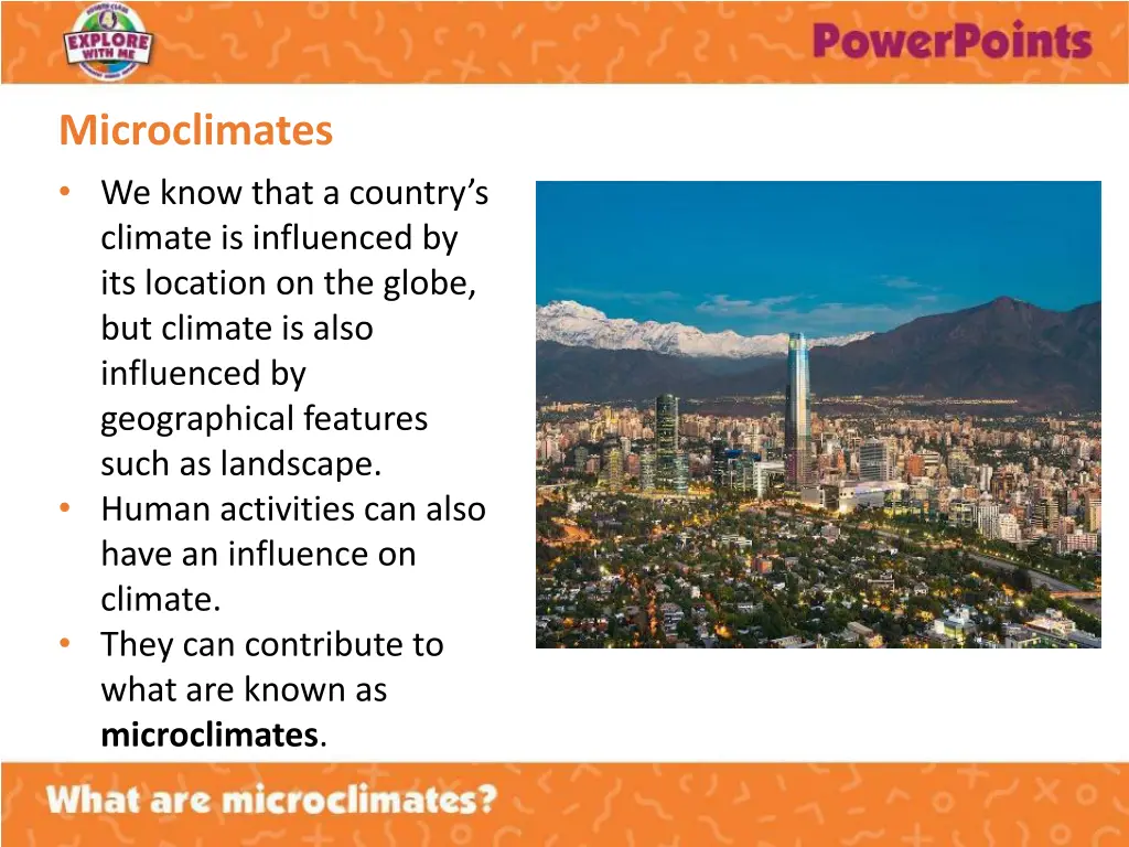 microclimates we know that a country s climate