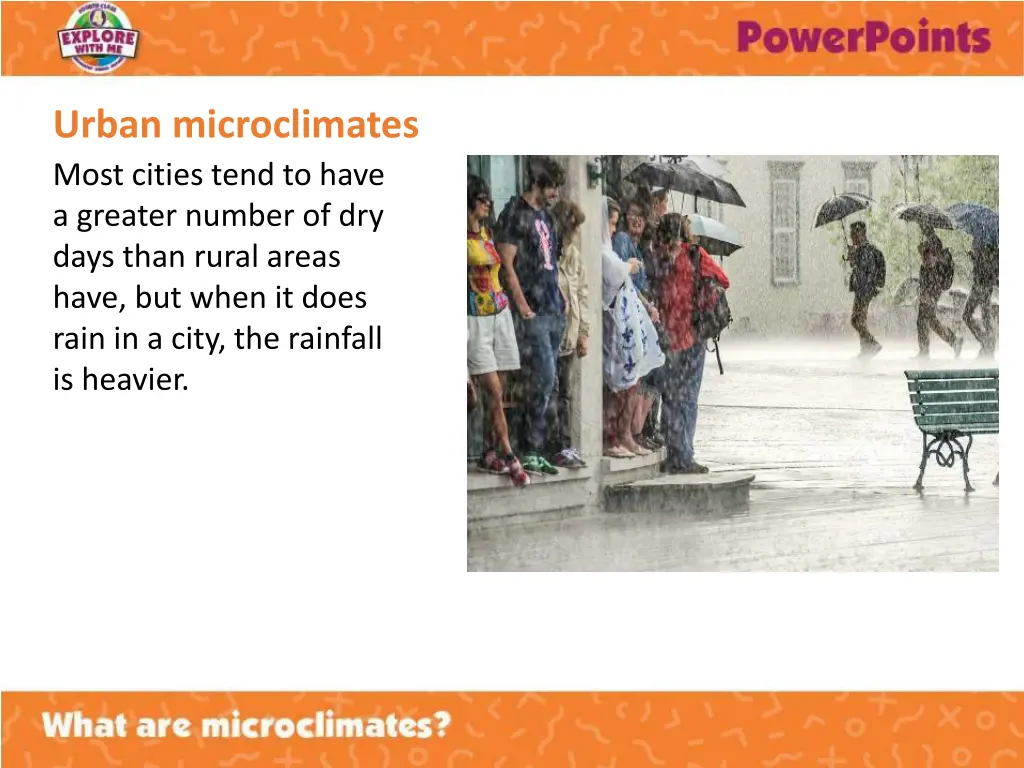 urban microclimates most cities tend to have