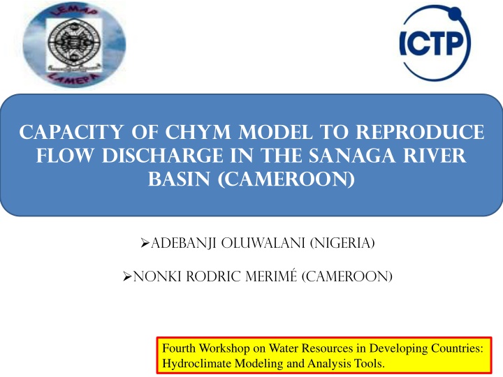 capacity of chym model to reproduce flow