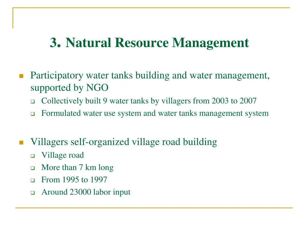 3 natural resource management