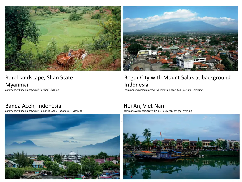 rural landscape shan state bogor city with mount