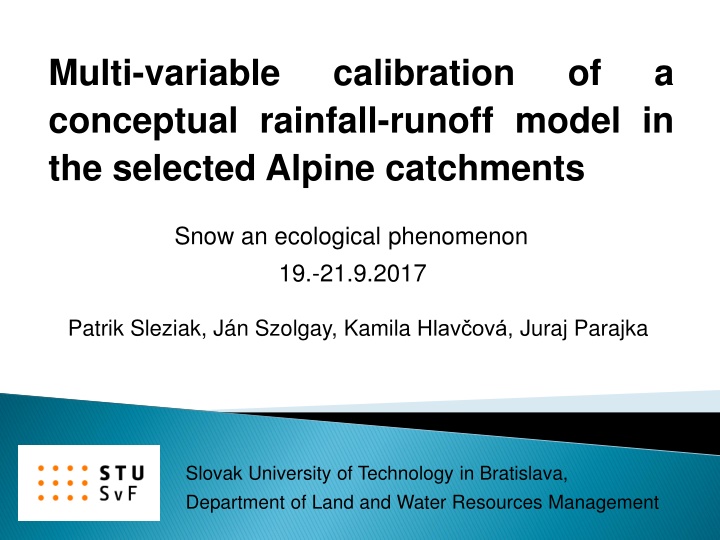 multi variable conceptual rainfall runoff model