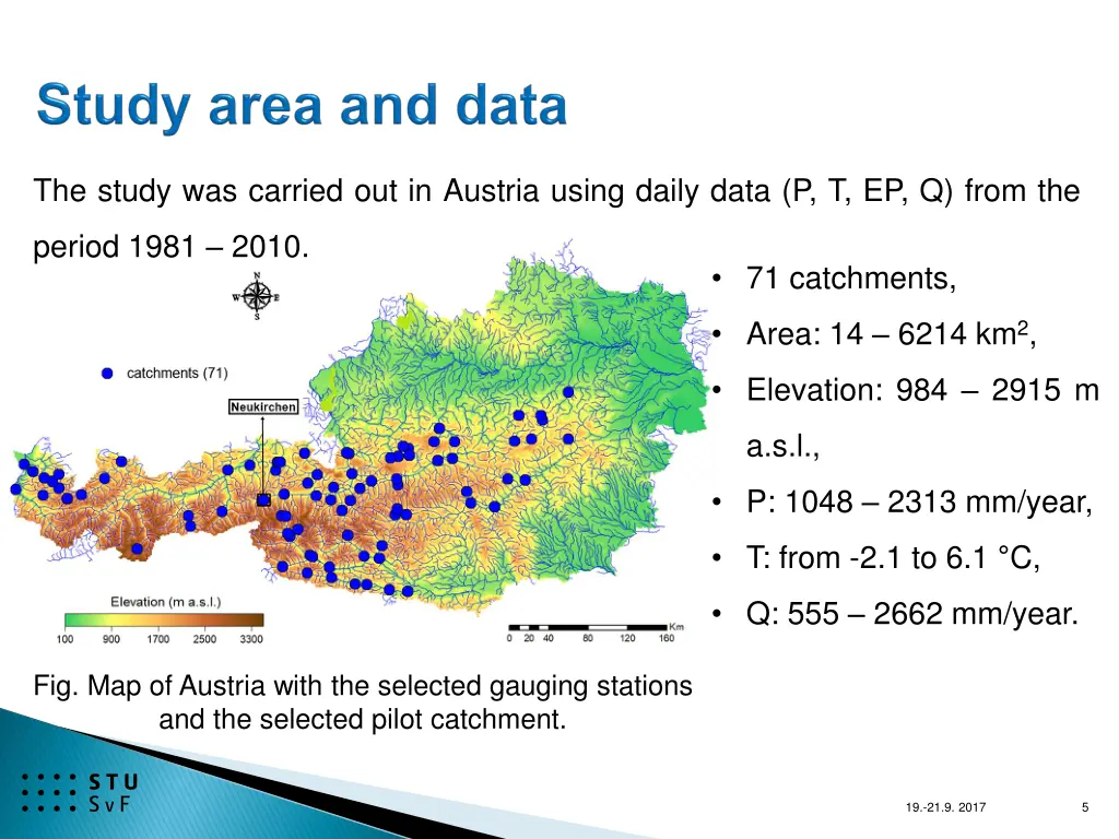 the study was carried out in austria using daily