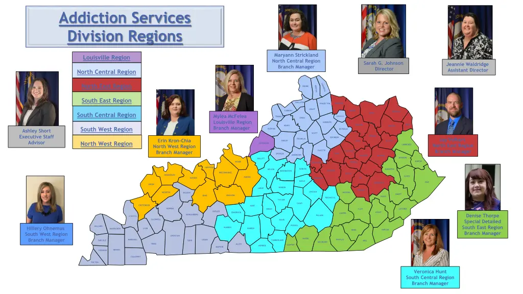 addiction services division regions