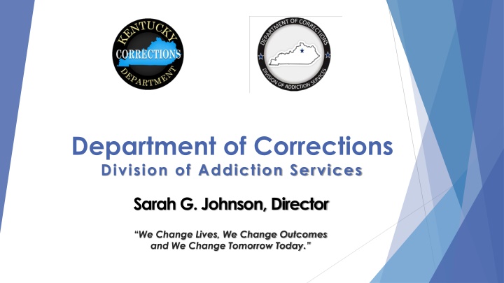 department of corrections division of addiction