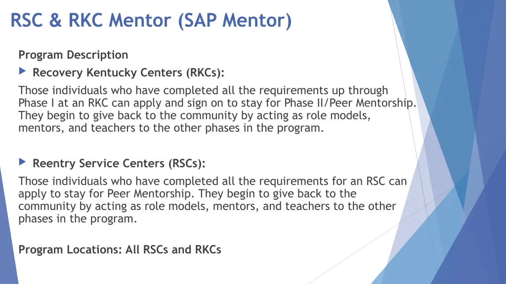 rsc rkc mentor sap mentor