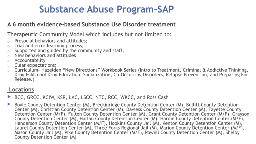 substance abuse program sap