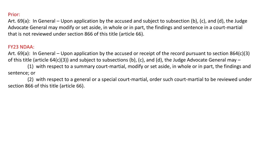 prior art 69 a in general upon application