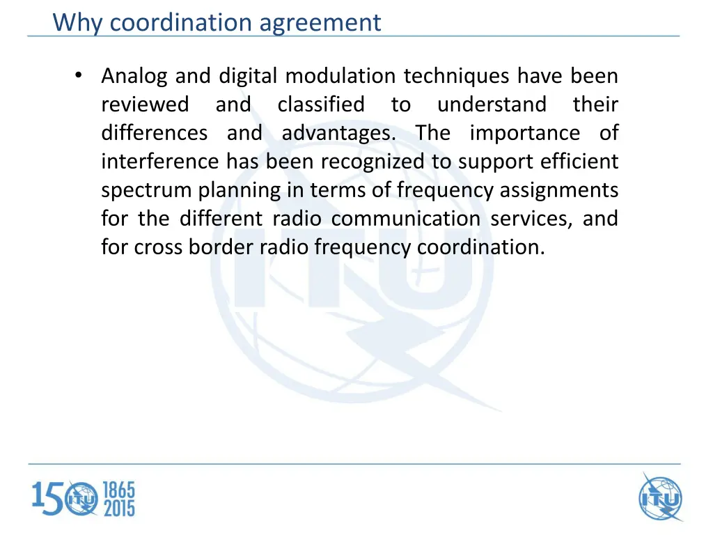 why coordination agreement