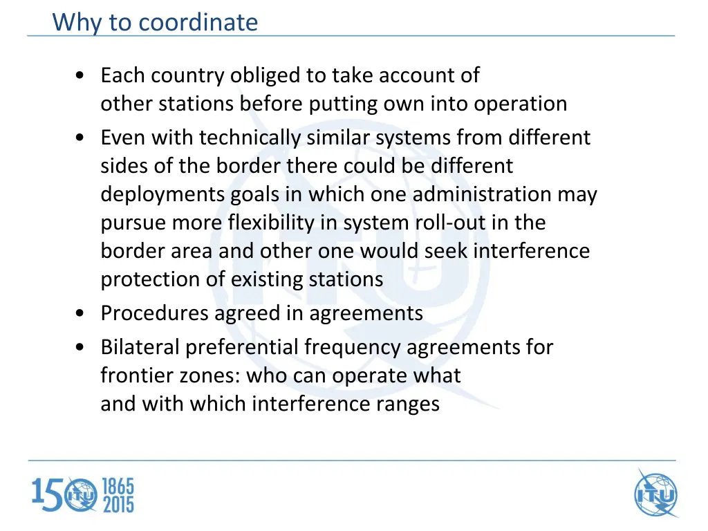 why to coordinate 1