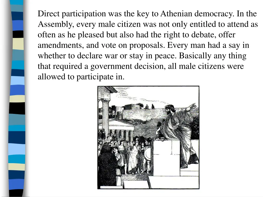 direct participation was the key to athenian