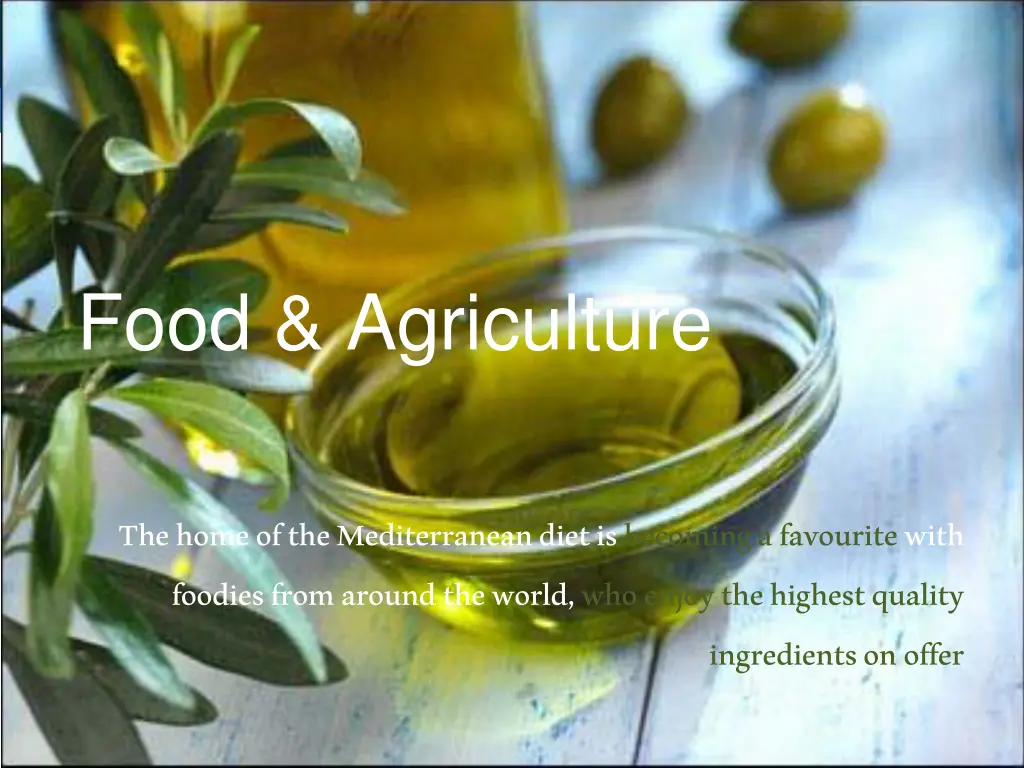 food agriculture