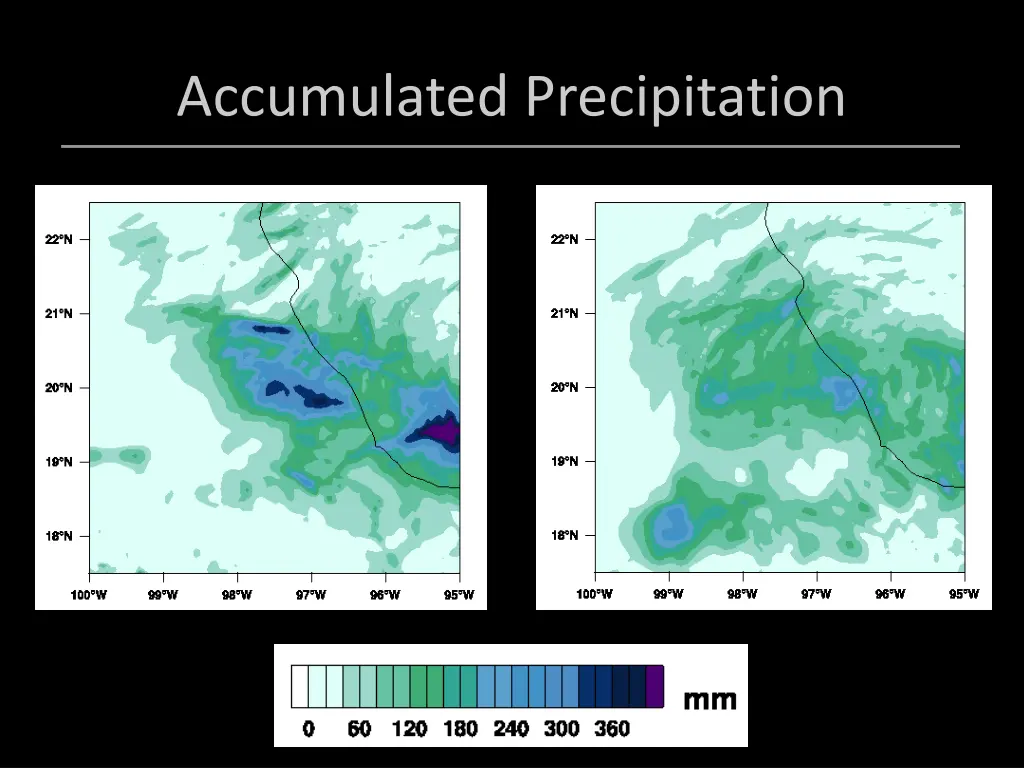 accumulated precipitation