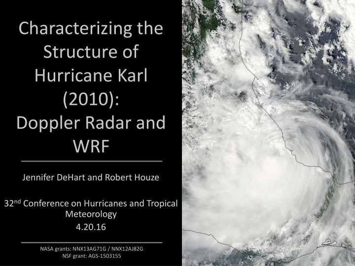 characterizing the structure of hurricane karl