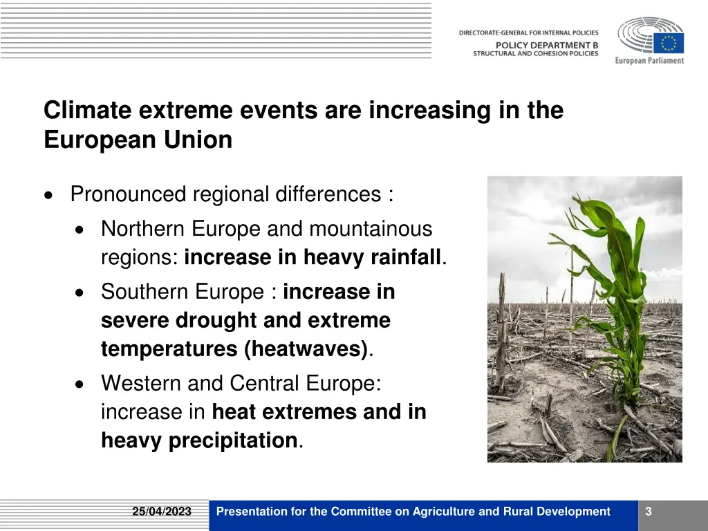 climate extreme events are increasing