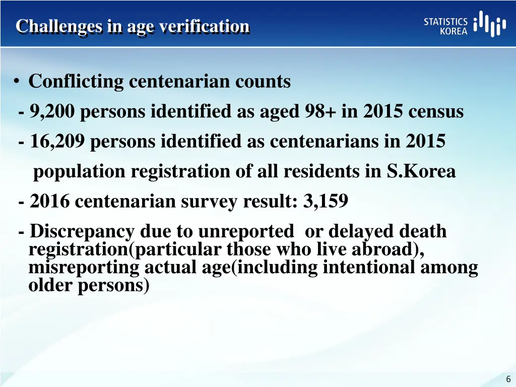 challenges in age verification