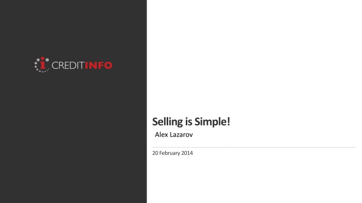 selling is simple alex lazarov