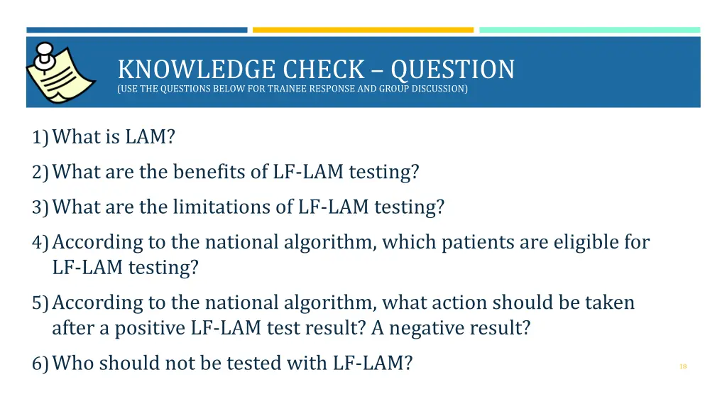 knowledge check question use the questions below