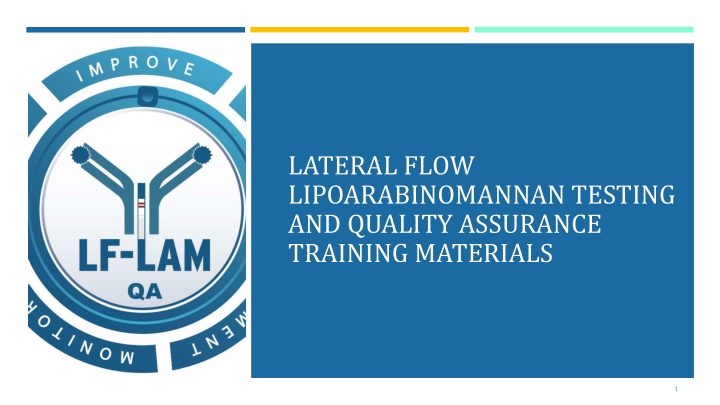lateral flow lipoarabinomannan testing