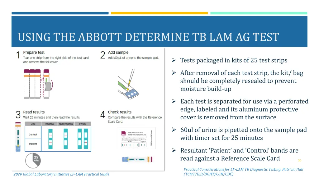 using the abbott determine tb lam ag test