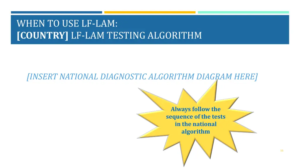 when to use lf lam country lf lam testing