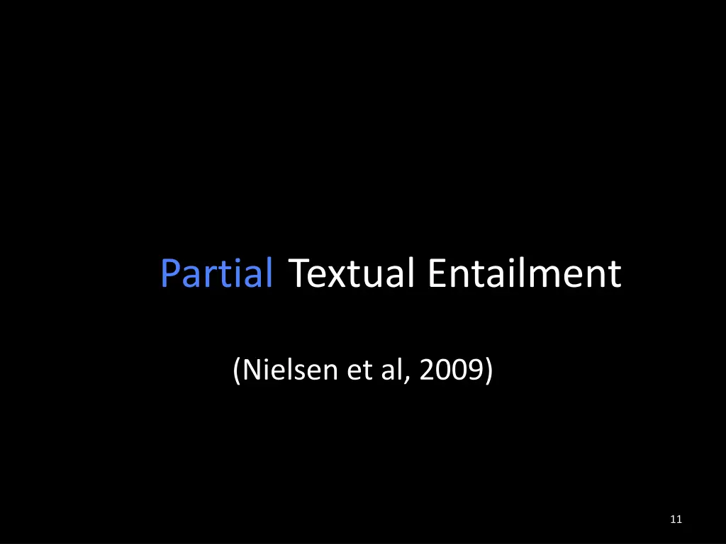 complete textual entailment partial 1