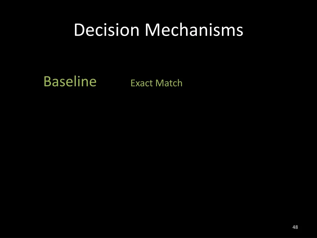 decision mechanisms 1