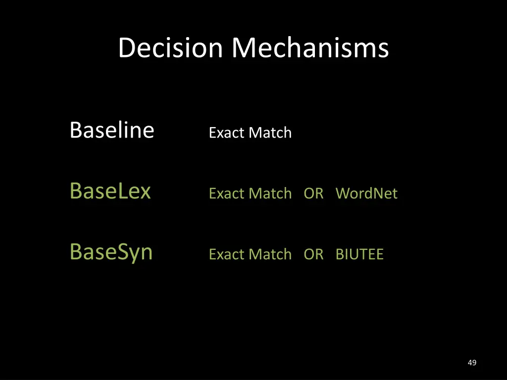 decision mechanisms 2