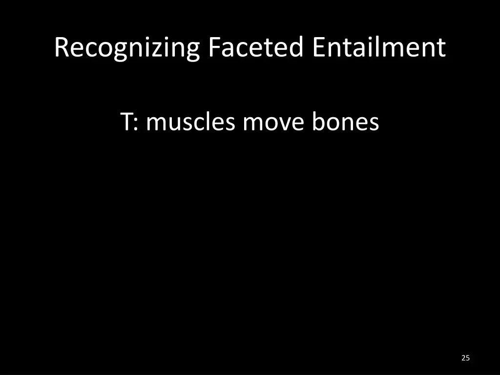 recognizing faceted entailment 1