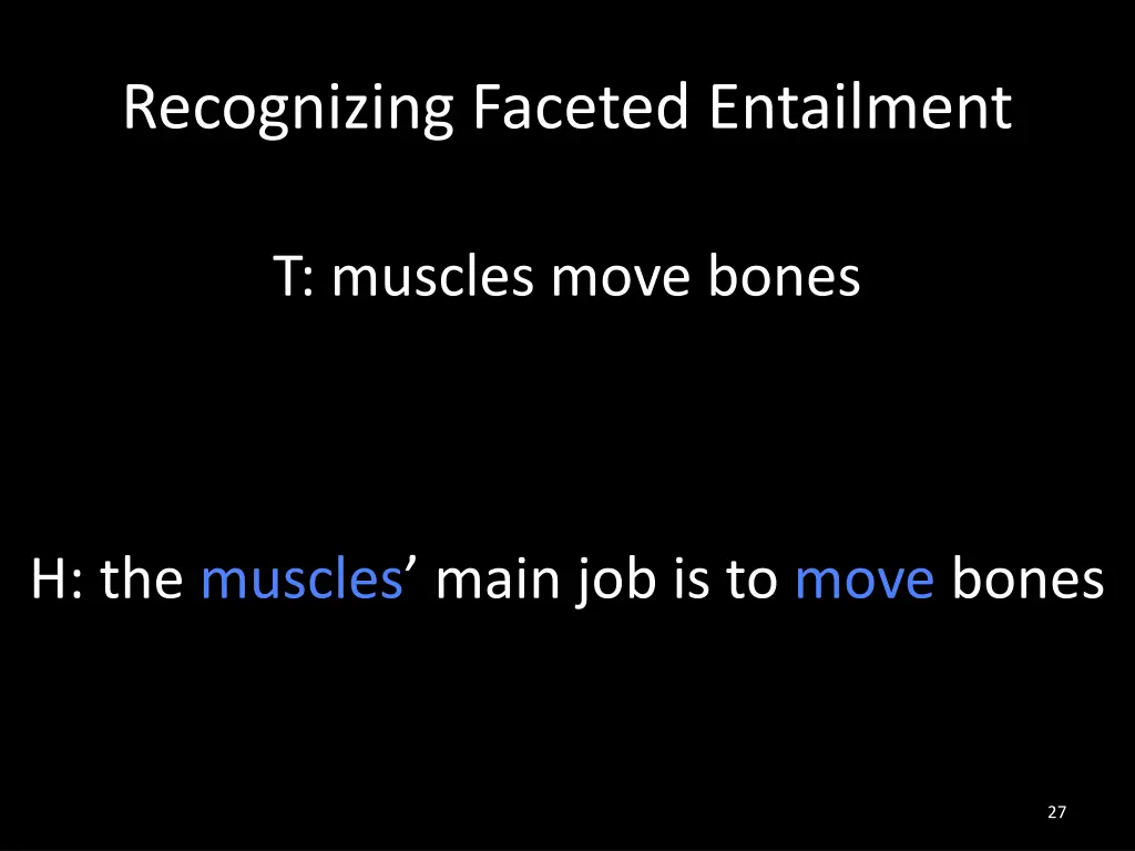 recognizing faceted entailment 3