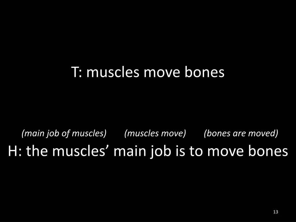 t muscles move bones 6