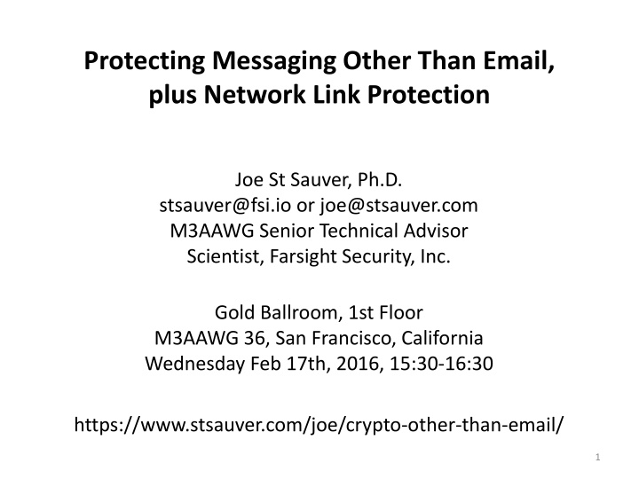 protecting messaging other than email plus