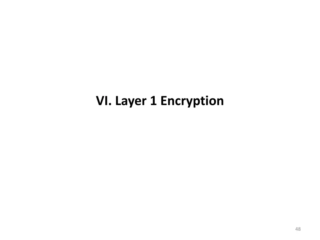 vi layer 1 encryption